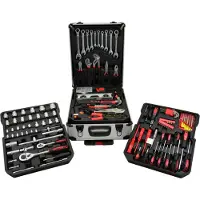 GEKO Coffret à outils avec outils 187pcs.