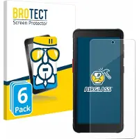 BROTECT AirGlass Verre (6 pcs, Samsung Galaxy Xcover 5), Téléphone portable : film de protection, Transparent