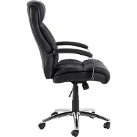 Actona Benson chaise de bureau Simili cuirPolyuréthanenoir.