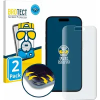 BROTECT Full-Cover Protection Mat (Apple iPhone 15 Pro), Téléphone portable : film de protection, Gris