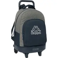 Safta Grand Sac À Dos À Roulettes Compactes Amovibles Kappa "Dark Navy" Grand Sac À Dos À Roulettes Compactes Amovibles Kappa "Dark Navy".