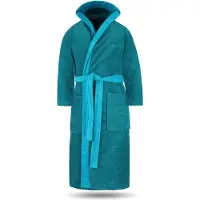 Normani Peignoir long bleu