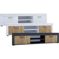 VCM Meubles Meuble Télévision | Planches basses | Étagère Meuble Télévision | Dimensions H. 37 x W. 160 x D. 45 cm | Fernseh Furniture – Usilo XL