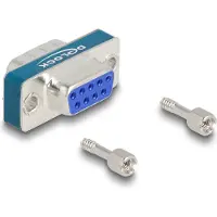DeLOCK Filtre antiparasite HF/EMI D-Sub 9 broches mâle à femelle avec passe-bas inductif