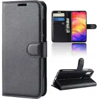 Screen Guard Professional Housse cuir Xiaomi Redmi Note 7 Leather Guard (Xiaomi Redmi Note 7), Coque pour téléphone portable, Noir