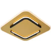 Lucide Plafonnier moderne 40,5 cm LED 30 W doré carré ANDREAS