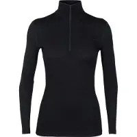 Icebreaker Merino 200 Oasis Long Sleeve Base Layer Noir XL Femme