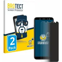 BROTECT Film anti-regards Anti-Spy Privacy Film de protection contre la lumière bleue (Samsung Galaxy J6 (2018)), Téléphone portable : film de protection, Bleu