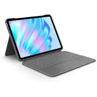 Logitech Combo Touch Apple iPad Air 13" (2026/2025/2024) Étui Clavier AZERTY Gris
