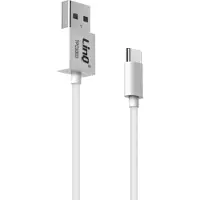 LINQ Câble USB / USB-C Câble de charge rapide et de synchronisation 5A 3m Blanc
