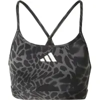 Adidas Aeroreact 3 Stripes Low Impact Sports Bra Noir L / AB Femme