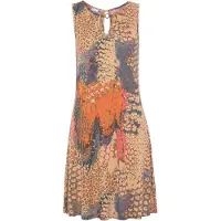 Buffalo Robe moka / bleu violet / orange / rose