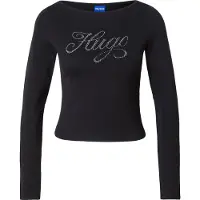 HUGO Dastja 10269541 Blue Sweatshirt Noir XS Femme