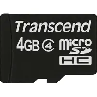 Transcend Micro Sdhc 4gb Class 4 Memory Card Multicolore