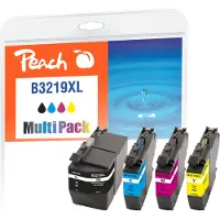 Peach 320287 cartouche d'encre 4 pc(s) Compatible Haut Rendement (XL) Noir, Cyan, Magenta, Jaune