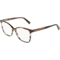 Longchamp Lunettes de Vue LO2741 55/15/140 Striped brown Acetate WOMAN LO2741