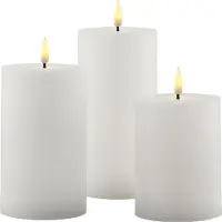 Sirius Home Lot de 3 bougies LED exclusives Sille