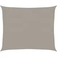 The Living Store – Voile d'ombrage 160 g/m² Rectangulaire Gris clair 2,5 x 3 m HDPE