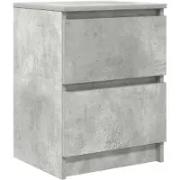 vidaXL Armoire TV gris béton 40x35x54 cm Bois composite
