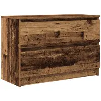 vidaXL Armoire TV imitation bois ancien 80x35x54 cm Bois composite