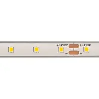 Sigor 3,6W/m Bande LED PRO 2700K 5m 64 LED/m IP68 24V 522lm RA90 (Blanc chaud, 500 cm, Intérieur)