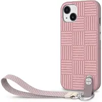 Moshi Altra Slim Étui rigide avec lanière pour iPhone 13 (Rose)