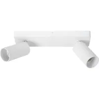 Lucide Plafonnier deux spots blancs CLUBS 2xGU10 40W