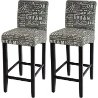 MCW Tabouret de bar -C33 (lot de 2)