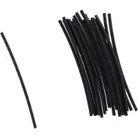 Xlc Gaine thermorétractable 3,2/100mm Réduction de 3,2-1,6mm, noir (paquet de 50)