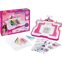 Barbie 907061 Creativ Table lumineuse à LED/table à dessin LUMI BOARD Barbie