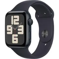 Apple Watch Se (2e Génération) 2023 Gps 44 Mm Bracelet En Aluminium Et Sport Noir (Minuit) - Taille Ml