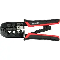 YATO YT-22442 outil de sertissage pince à dénuder noir, rouge