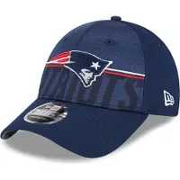 New Era Casquette ajustable 940SS des New England Patriots pour homme, bleu,