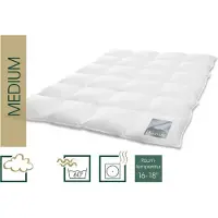 Sonstiges HANSKRUCHEN Diamant couette en duvet 240x220 cm chaleur moyenne 100% duvet d'oie lavable pour personnes allergiques respirante à caissons blanche
