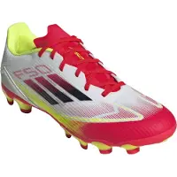 Adidas Bottes de football F50 League MG Multi Ground Homme Cloud White/Core Black/Solar Yellow