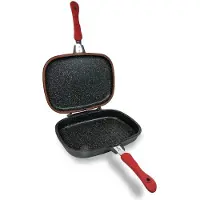 Moneta Double Oven 34x24 cm Pro Grill, Poêle + casserole, Argent