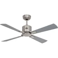CasaFan Ventilateur de plafond Eco Neo III WiFi 103 BN WE-LG, Ventilateur, Argent, Blanc, Gris