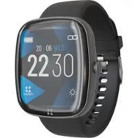 Techmade BY-GAMMA-BK smartwatche et montre de sport 4,65 cm (1.83") Numérique Écran tactile Noir