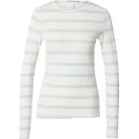QS T-shirt menthe / blanc