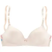 LASCANA Soutien-gorge bleu cyan / rose ancienne / blanc cassé