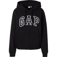 Gap Veste de survêtement 'HERITAGE' noir / blanc