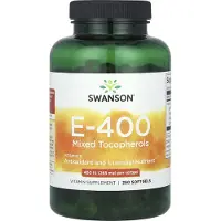 Swanson Health Vitamine E Tocoph rols m lang s 400 UI (268 milligrammes) 250 sgels
