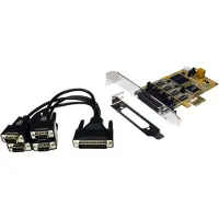 EXSYS GmbH PCIe 4S série RS-232/422/485, LP, SystemBase