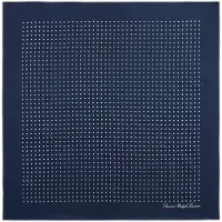 Ralph Lauren Foulard bleu marine / blanc cassé