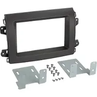 ACV Façade d'auto 2-DIN compatible avec Citroën Jumper/Fiat Ducato/Opel Movano