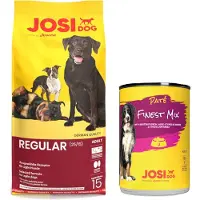 Josera JosiDog Regular Adult 15 kg + 4 conserves GRATUITES