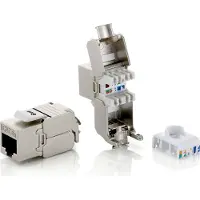 Equip 767221 Rj45 Cat6a Conector 8 Units Argenté
