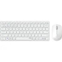 Hama 9600M, QWERTZ, blanc, souris incluse
