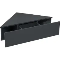 Hioshop lot table de chevet, mini table de chevet, bedside tables, tables de nuit, table de chevet gain de place, table de chevet design moderne