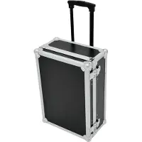 Omnitronic Mallette universelle Universal-Koffer-Case mit Trolley avec poignée de transport, poignée télescopique noir-a